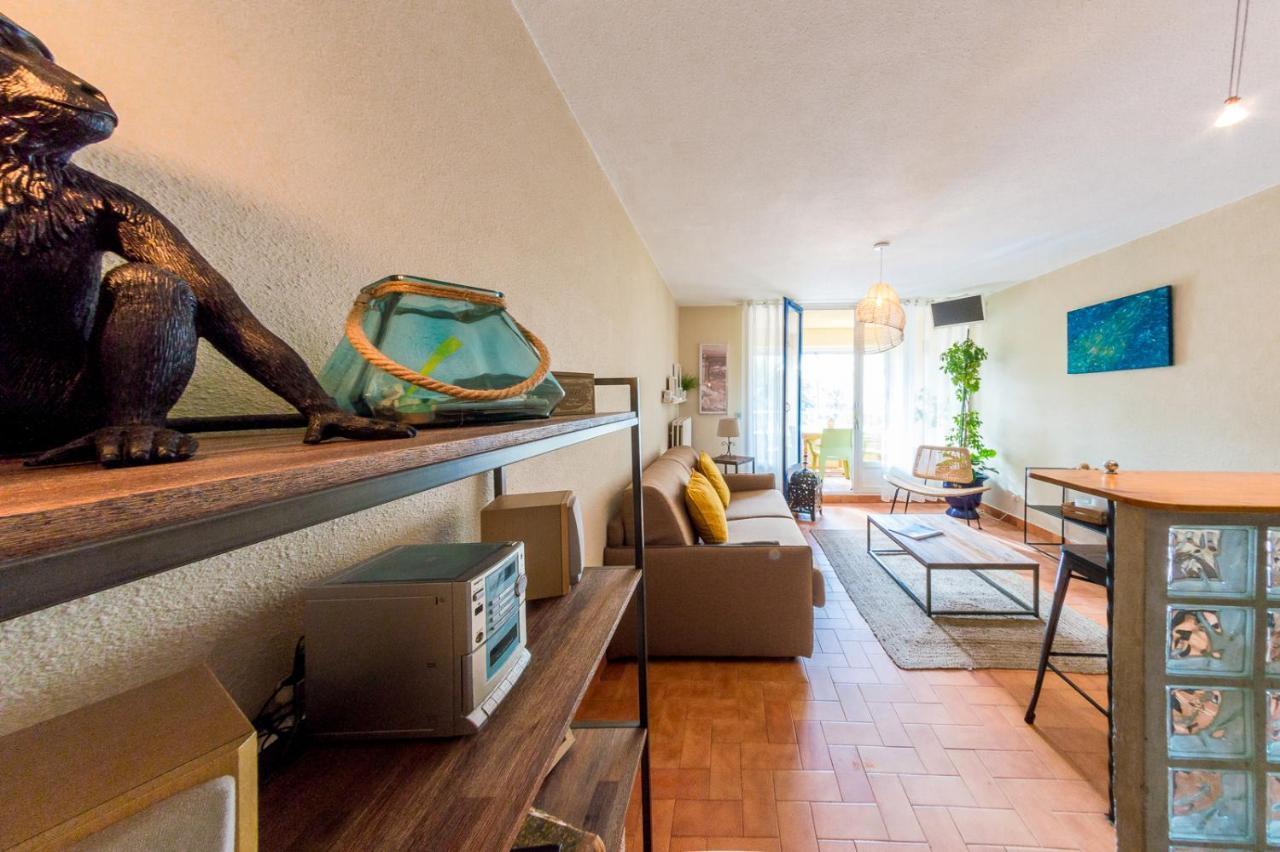 Retromirabeau "Cote Mer" - 29M2 - Lumineux - Terrasse Loggia - Vue Marina - Parking Securise - 2 A 3 Pers - Emplacement Top - Cheques Vacances Connect Груисан Екстериор снимка