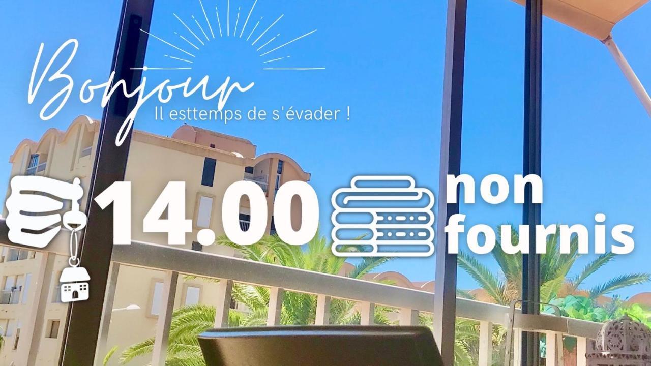 Retromirabeau "Cote Mer" - 29M2 - Lumineux - Terrasse Loggia - Vue Marina - Parking Securise - 2 A 3 Pers - Emplacement Top - Cheques Vacances Connect Груисан Екстериор снимка