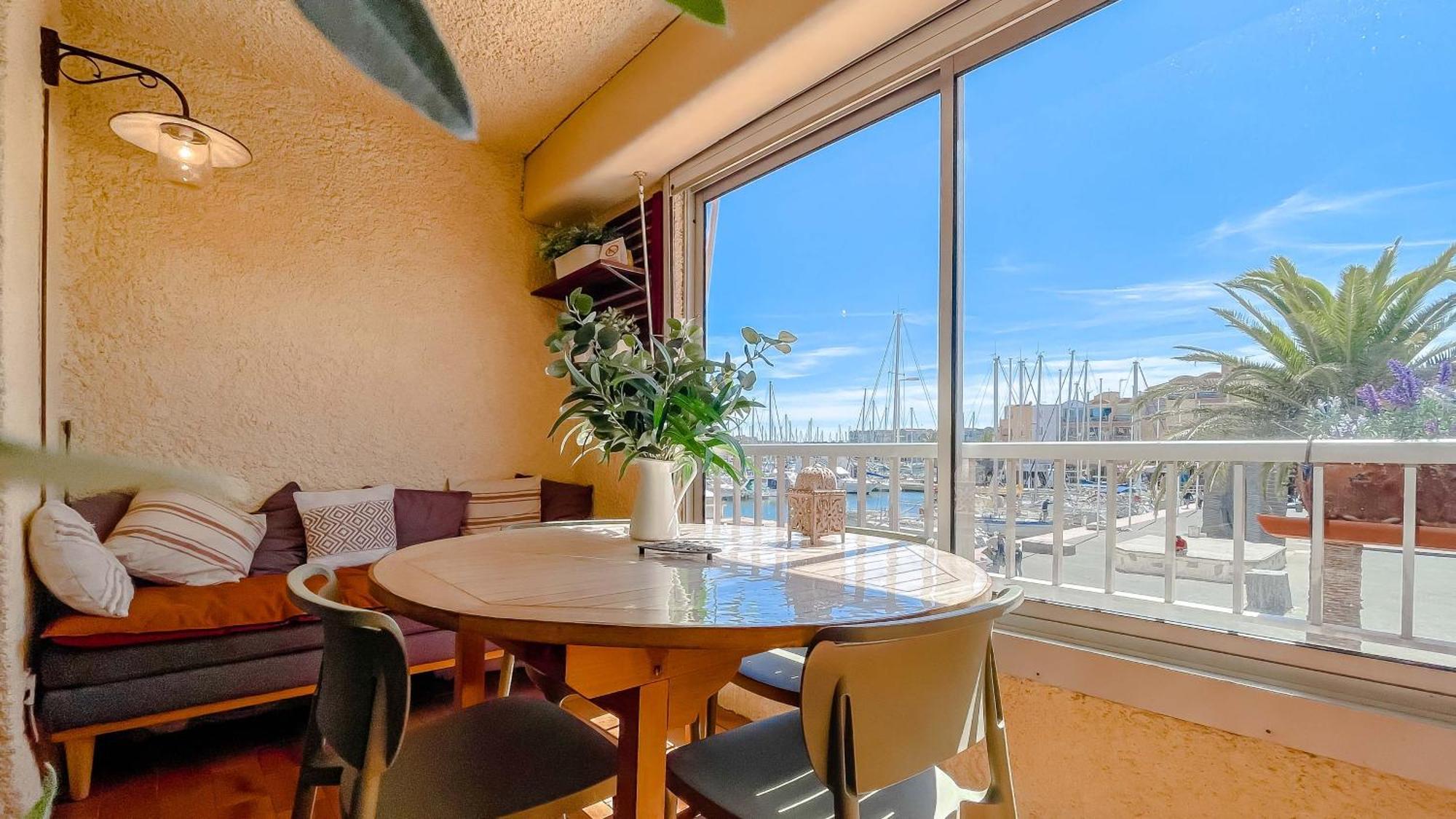 Retromirabeau "Cote Mer" - 29M2 - Lumineux - Terrasse Loggia - Vue Marina - Parking Securise - 2 A 3 Pers - Emplacement Top - Cheques Vacances Connect Груисан Екстериор снимка